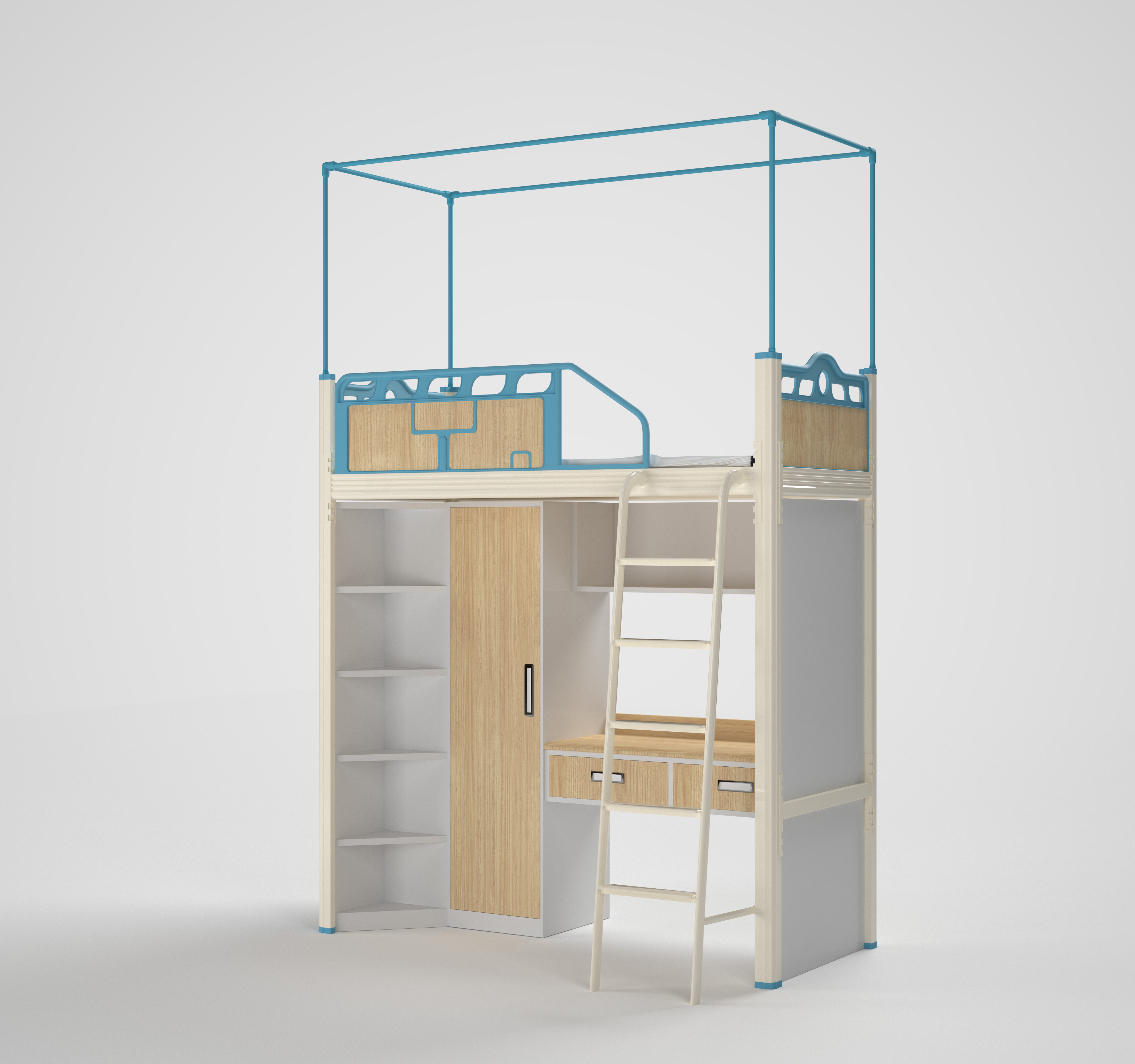 学生宿舍公寓床 员工公寓床 多功能上下床